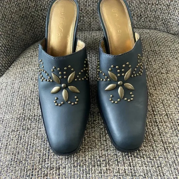 Unisa Leather Mules Size 7 1/2‎ - Image 3