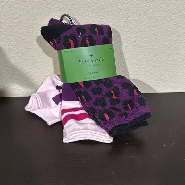NWT Kate Spade 3 pack crew socks - Image 2