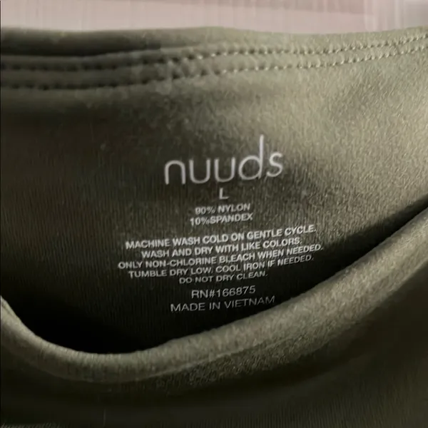 Nuuds Forest Green Bodysuit… new without tags…. Never worn Size L - Image 2