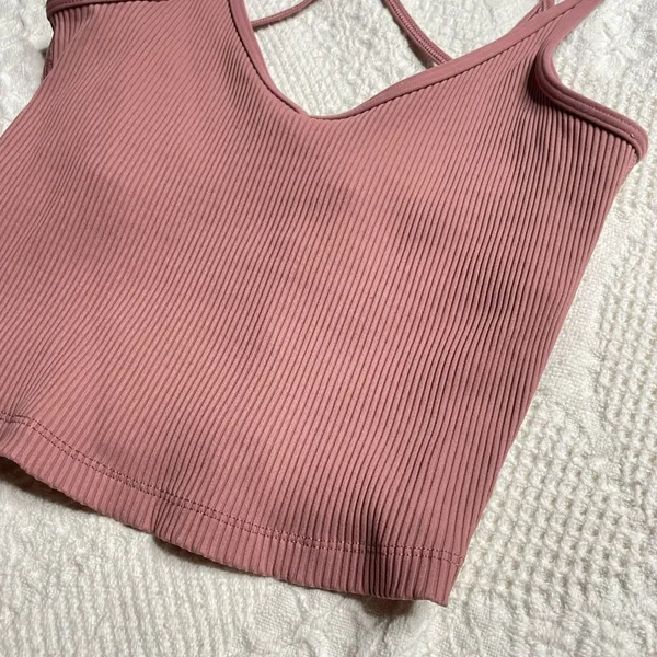 Vuori Rib Crop Tank Size XS - Image 3