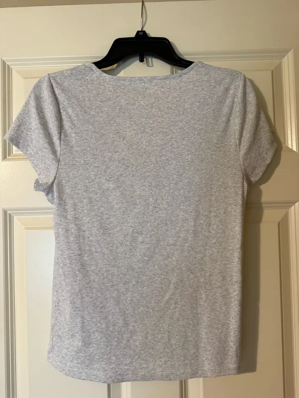 Old Navy Square Neck Top gray - Image 2