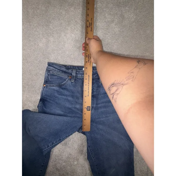 Wrangler Wild West 603 Jeans Women's High Rise Straight Blue Jeans 27 - Image 9