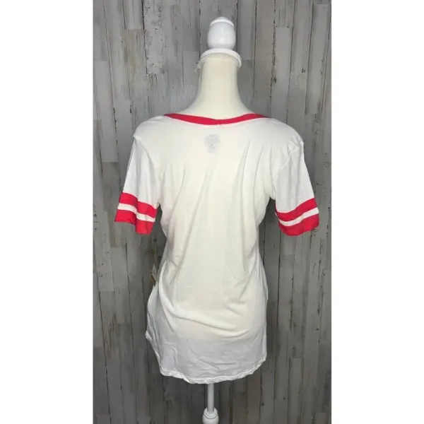 NWT NCAA Women's Size Small Maryland Terrapins White‎ Short Sleeve T-Shirt - Image 4