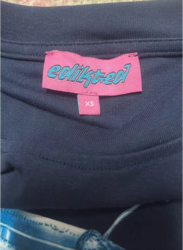 Edikted Baby Tee Blue - Image 2