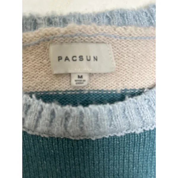 PacSun LA Hearts Marissa Striped Cozy Crew Neck Sweater NWOT Size M - Image 6