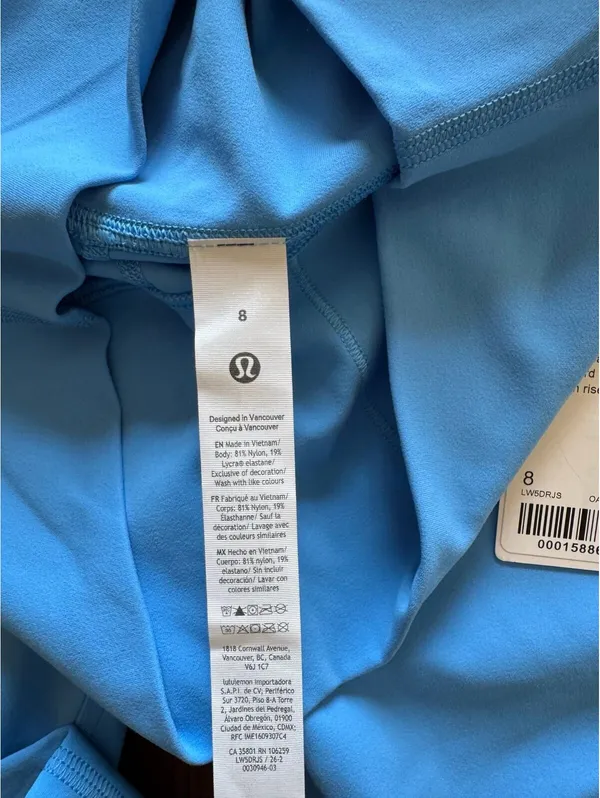 Lululemon Align High Rise 25” Ocean Wave Size 8 NWT - Image 6