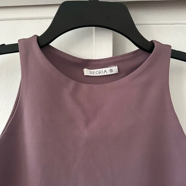 Double Lined Purple Body Suit • size small - Image 3