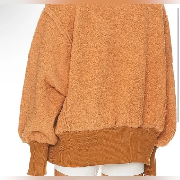 NWOT Free People We The Free Cozy Camden Sweatshirt In Sandstorm Sold Out Color - Image 5