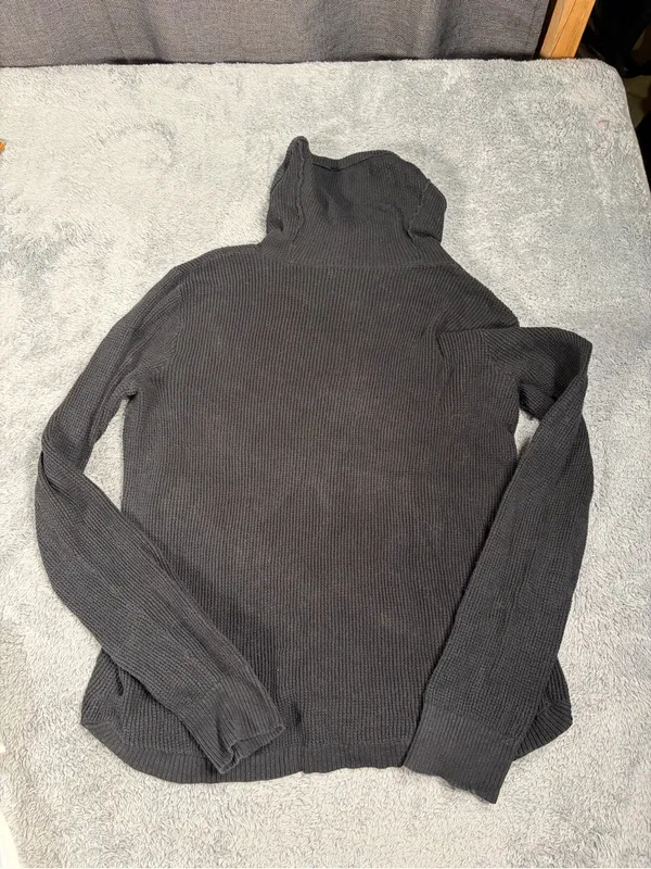 Lauren Ralph Lauren black Funnel Neck Knit Sweater medium - Image 8