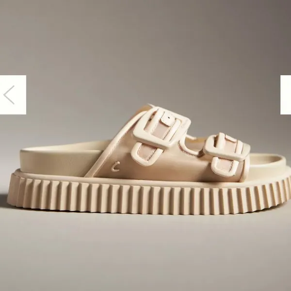 Sam Edelman Cream Double Strap Sandals - Image 10