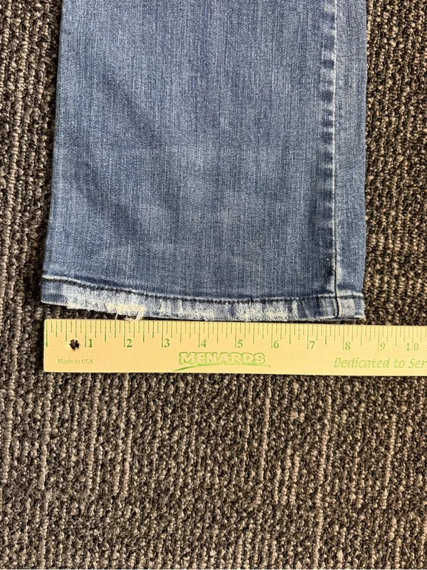 Levis 524 Too Superlow Jeans Juniors size 9 Boot Stretch Faded Blue Low Rise - Image 2
