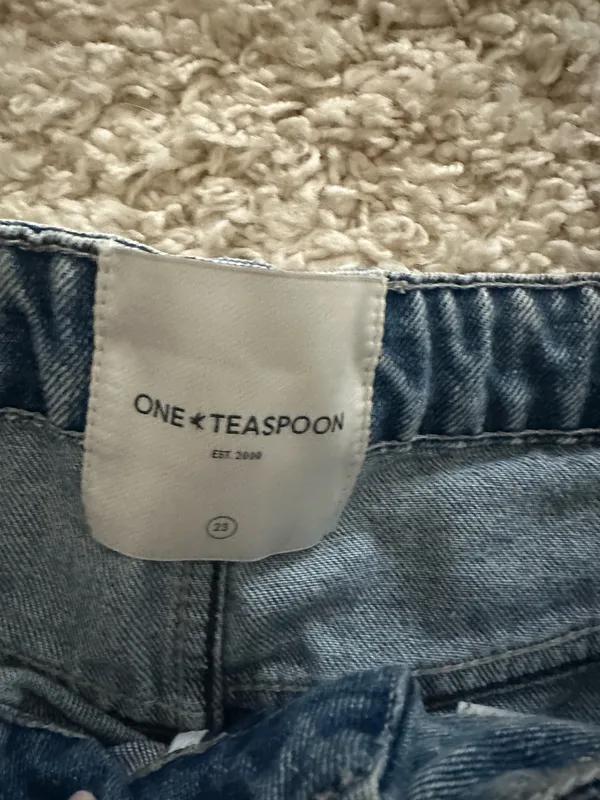 BRAND NEW One Teaspoon Jean Shorts Salty Dog Bandits - Image 4