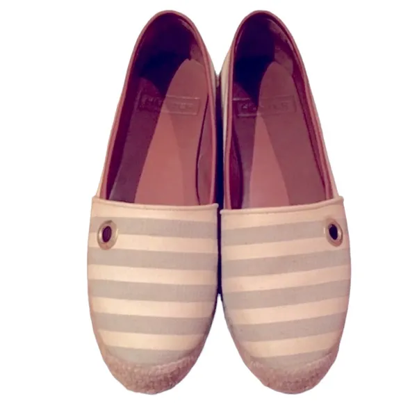 Hunter Adler Striped Preppy Summer Vacation Espadrille Slipon Shoes 7 - Image 3