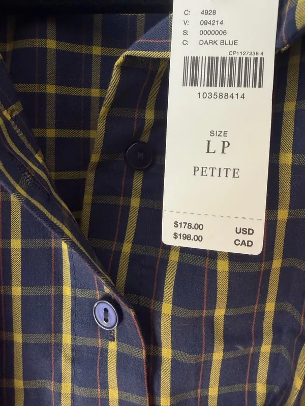 Anthropologie The Tobie Plaid Mini Shirt Dress by Exquise, Size LP - Image 15