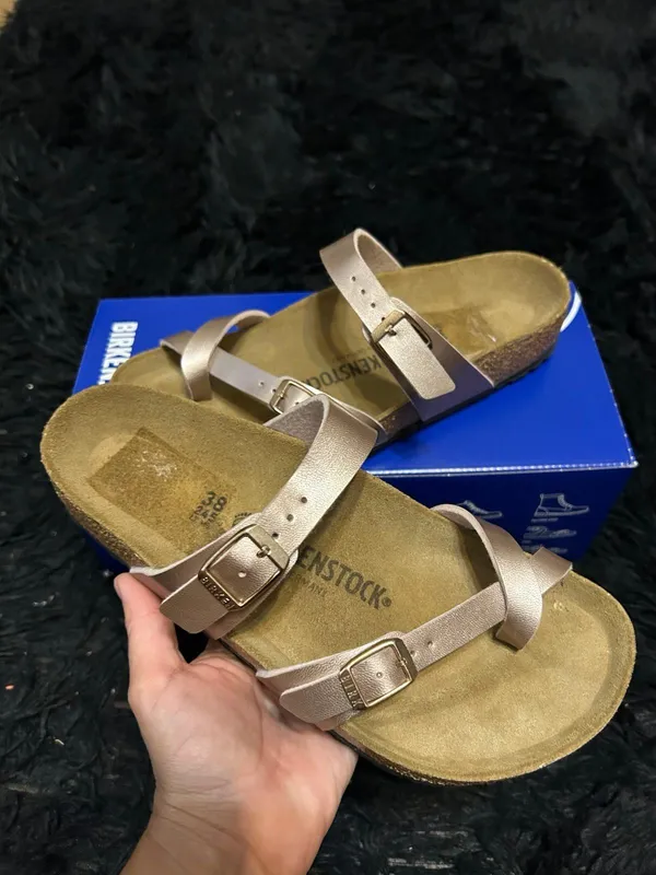 BIRKENSTOCK Mayari copper gladiator sandals slippers shoes women’s eur 38 new - Image 7