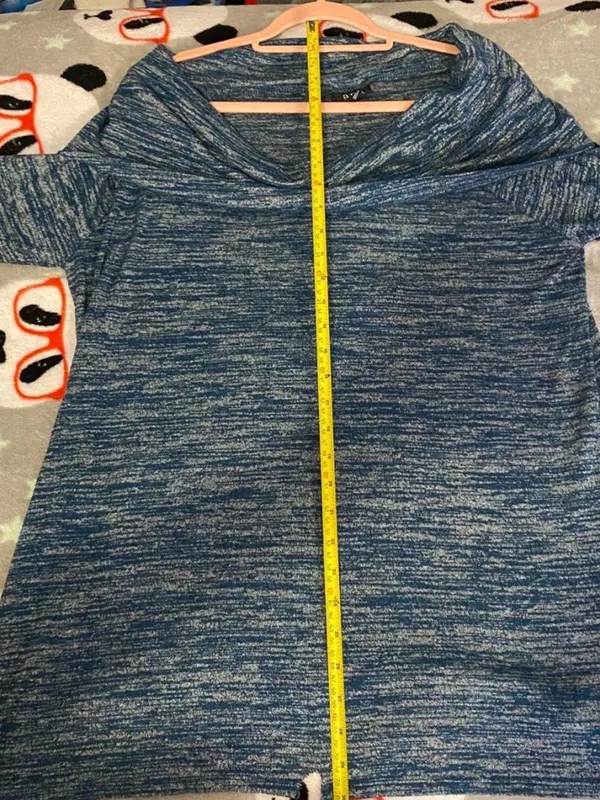A.N.A blue off the shoulder top - Image 7