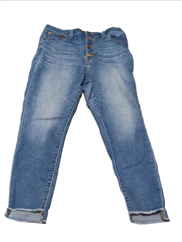 J. Crew Mercantile 10" highest-rise jean with button fly Size 29 - Image 3
