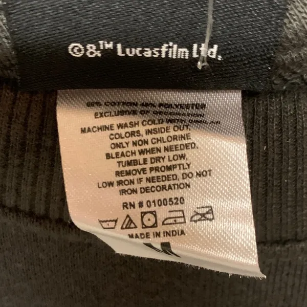 Star Wars Dark Gray Sweatshirt with Star Accents - Image 7