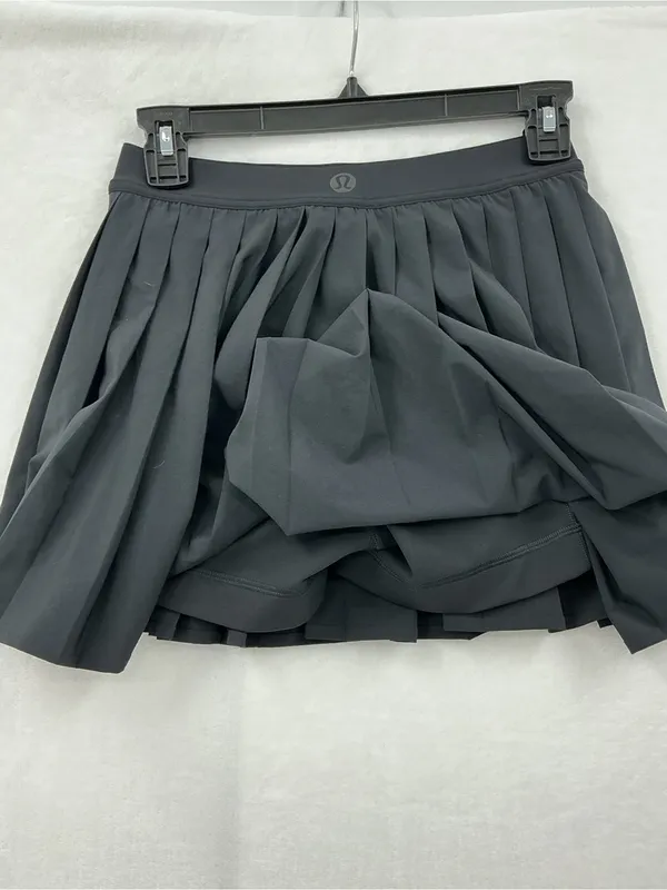 lululemon athletica Black Pleated Skater Skirt 1013 - Image 2