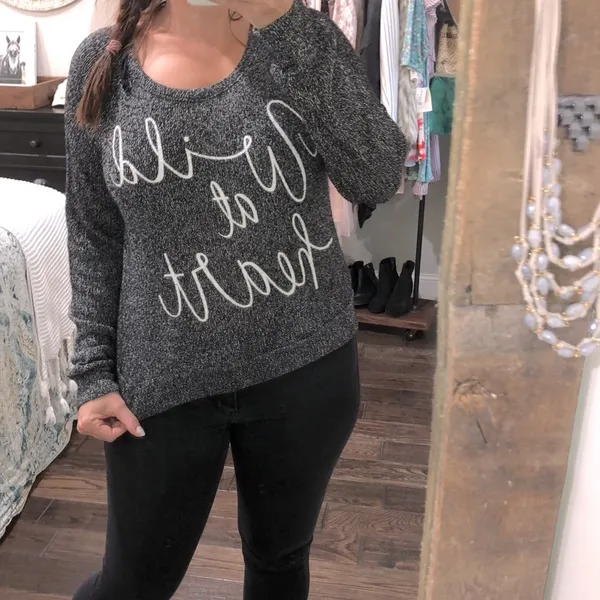 Wild at Heart large graphic cozy sweatshirt - Image 2
