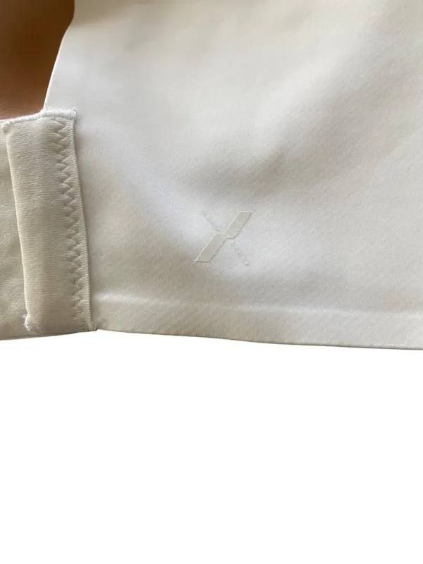 Knix Catalyst Front Zip Sports Bra White Size 5 (XL) High Impact Support Workout - Image 10