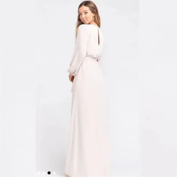 Show Me Your Mumu Lady Long Sleeve Wrap Dress Show Me The Ring Crisp Size XXS - Image 3