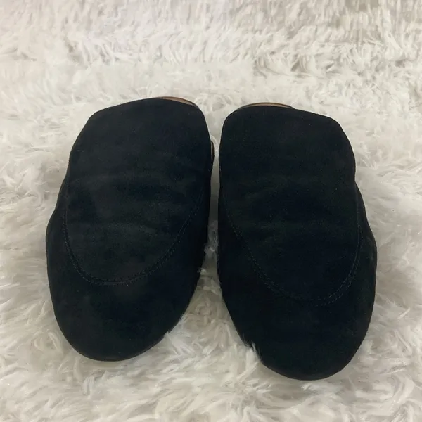 & Other Stories ,Women ,Black ,Suede Flat Loafers ,Mule ,Slippers.Size-7 - Image 4