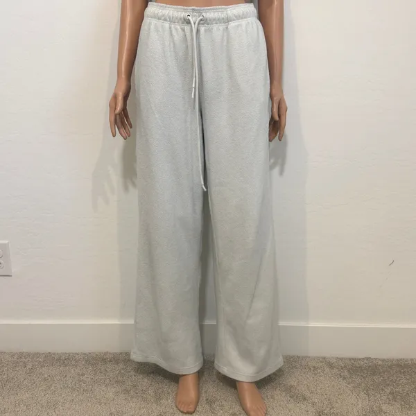Fabletics medium ribbed brushed lounge casual straight leg pant P4 3265 - Image 11
