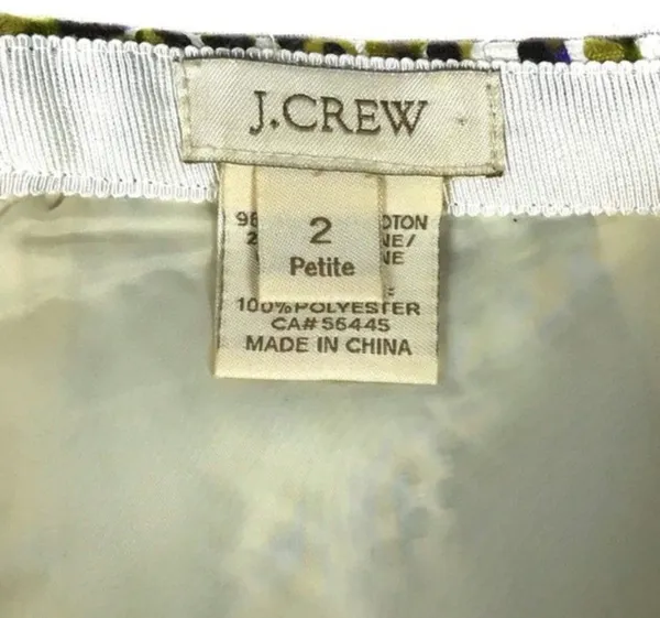 CLEAROUT! J. Crew Patterned Pencil Skirt Size 2P EUC - Image 6