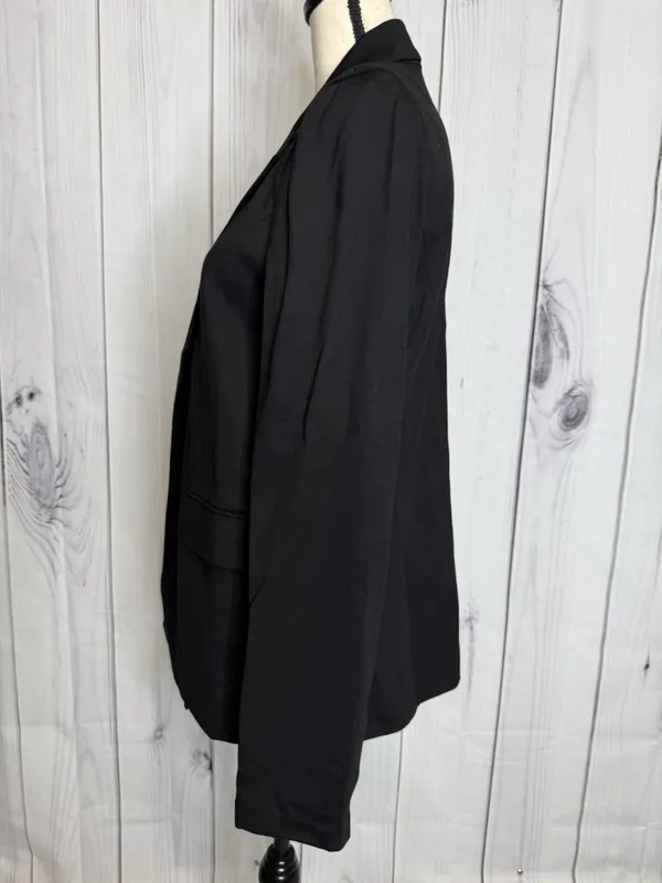 NWT Skies Are Blue Size XL Blazer Black Lined Pockets No-Button NEW - Image 8