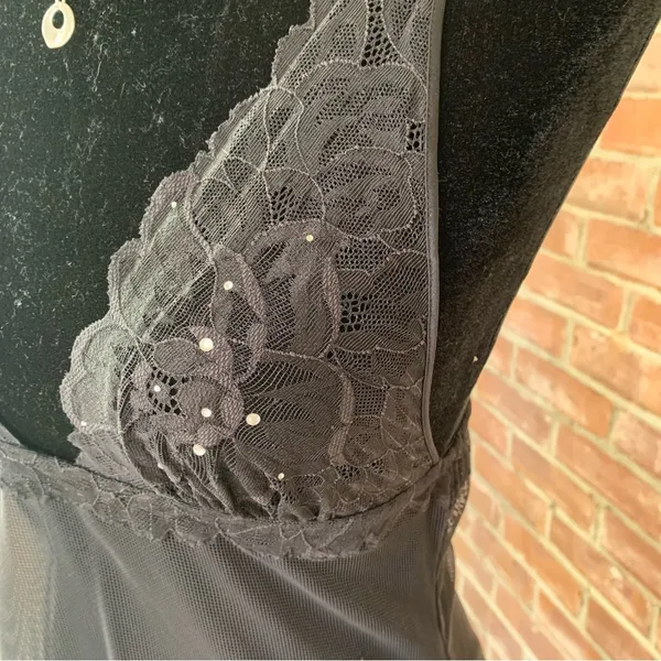NWT Victoria’s Secret Y2K Sexy Lace Mesh Bling Lingerie Top S - Image 9