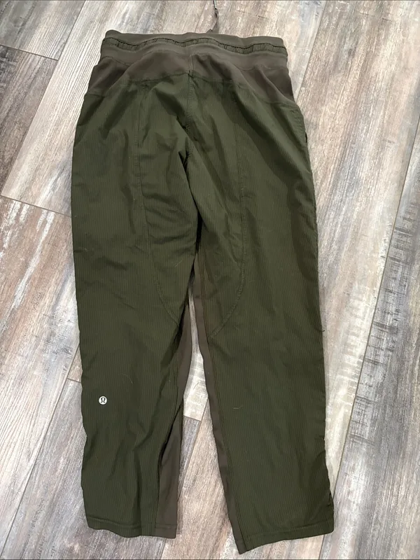 Lululemon Dance Studio Mid-Rise Pants Army Green size 6 - Image 5