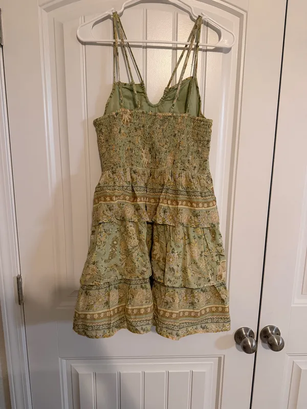 American Eagle Floral Tiered Dress - Image 3