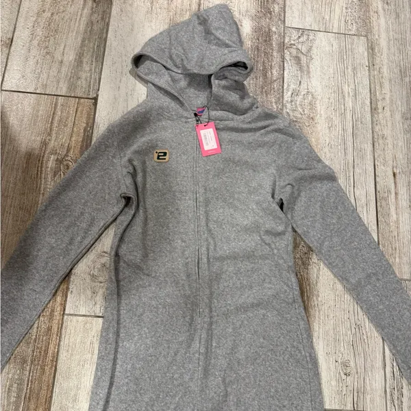 Edikted Terry Cloth Hooded Loungewear Jumpsuit - Image 5