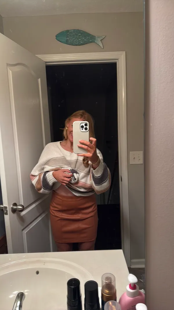 Altar'd State Faux Leather Skirt - Image 7