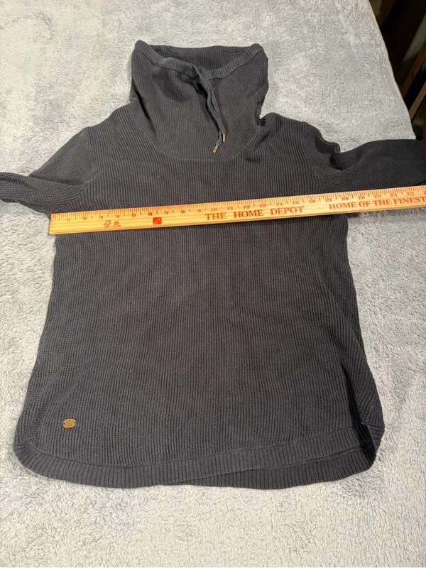 Lauren Ralph Lauren black Funnel Neck Knit Sweater medium - Image 4