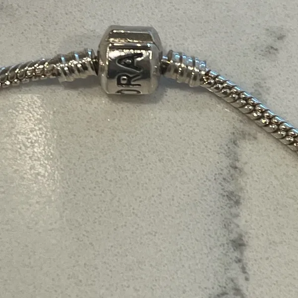 Vintage pandora snake charm bracelet - Image 3