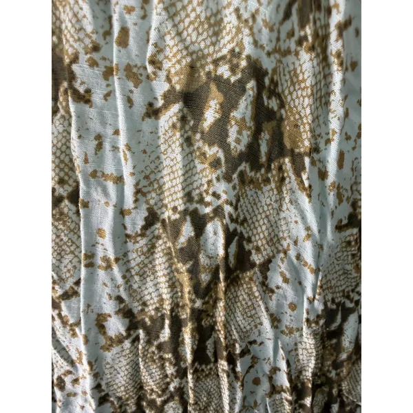 Indah Snakeskin Flowy Oversized Dress Size Medium - Image 5