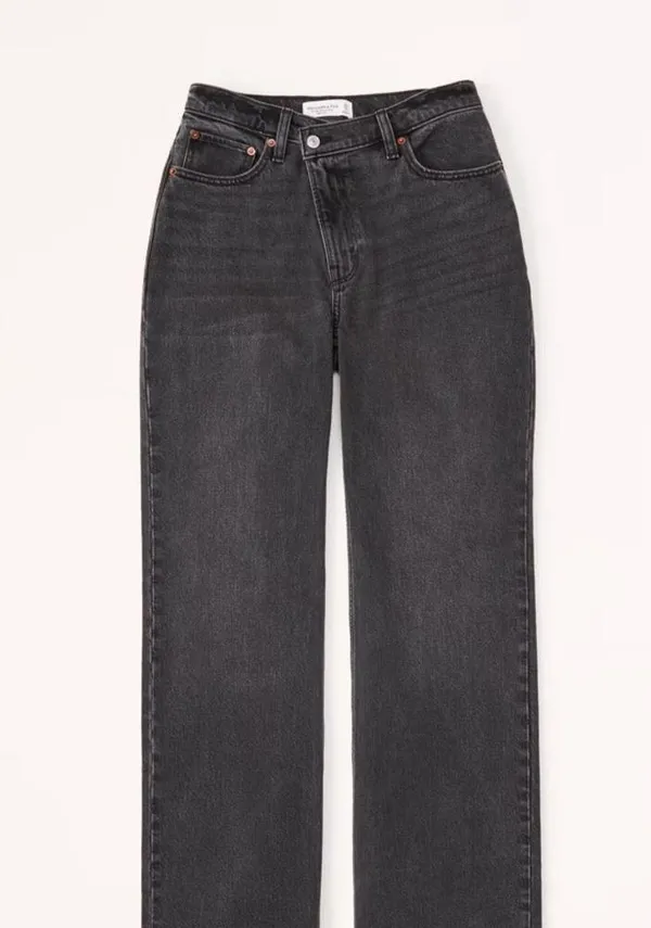NWT Abercrombie and Fitch Curve Love Ultra High Rise 90s Slim Straight - Image 7