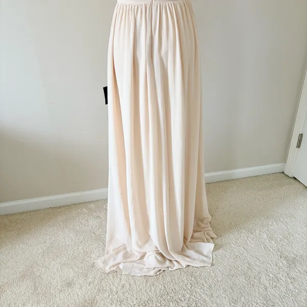 Lulus Heavenly Hues Blush Maxi Dress Bridesmaid Wedding Prom Size‎ Small - Image 7