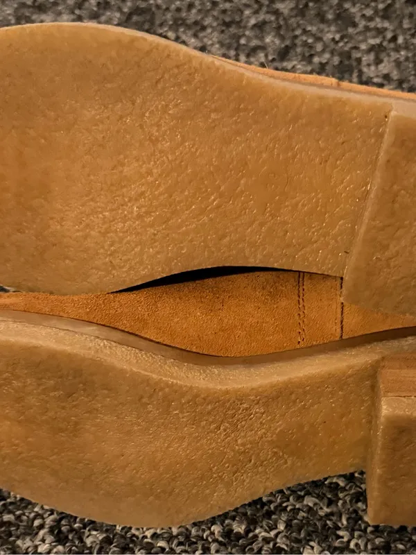 Women's Chelsea Ankle Boot in Tan Suede - Image 3