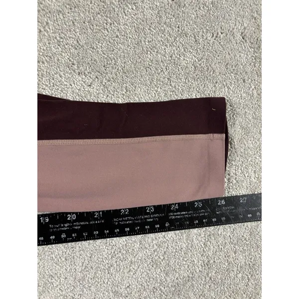 Athleta‎ Women's Size S Chroma 7/8 Ultra Tight Burgundy / Pink 487675 - Image 6