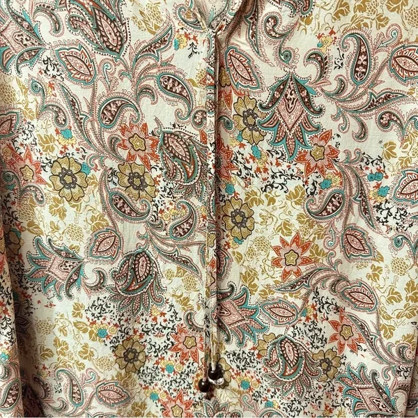 Adrienne Vittadini Paisley Print‎ Sleeveless Top Size 1X - Image 7