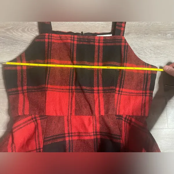 Copper key plaid dress - Image 8