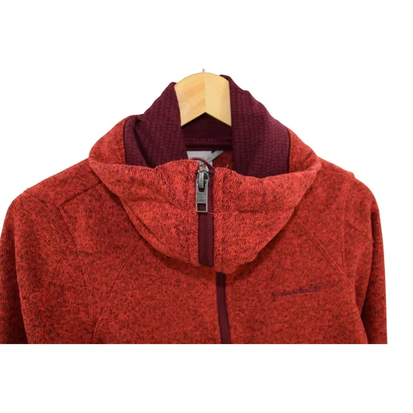 Avalanche Red‎ Full Zip Hooded Sweater Jacket Womens Casual - Image 3