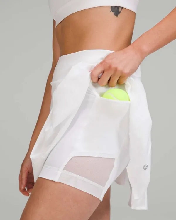 Lululemon Side-Pleat High-Rise Tennis Skirt White 6 - Image 14