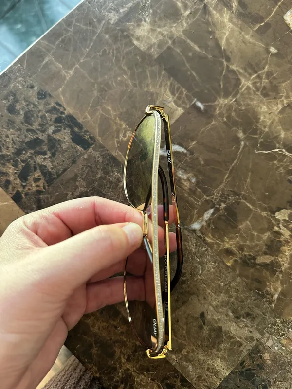 Quay Australia Sunglasses Gold - Image 2