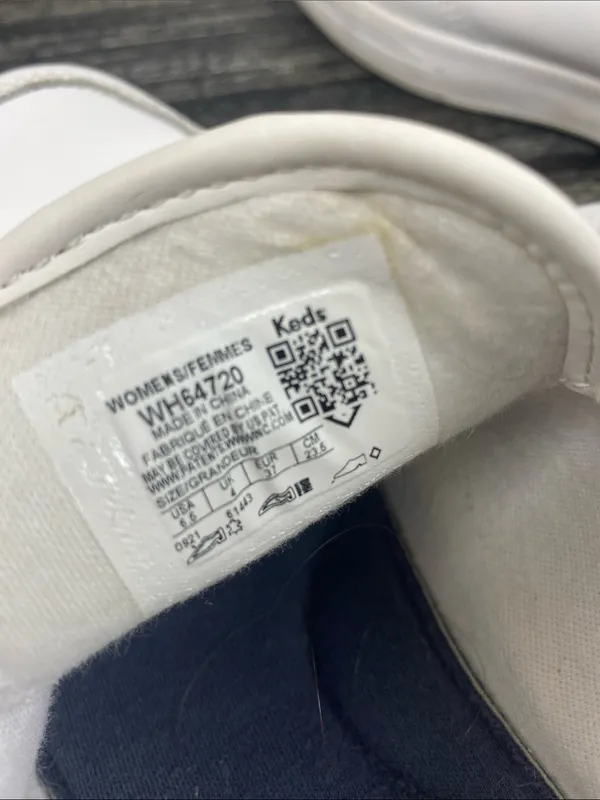 Keds White Lace Up Athletic Sport Sneaker Shoes 6.5 - Image 6
