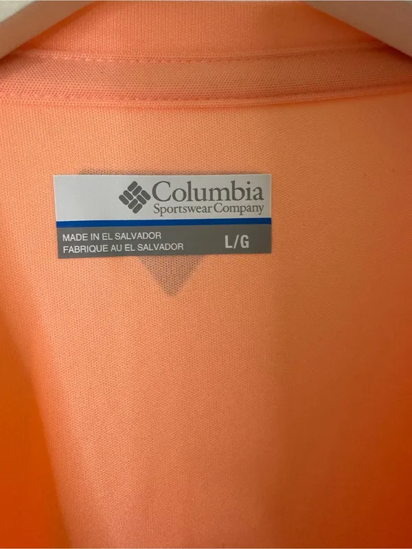 Columbia Long Sleeve Sun Tee in Coral - Image 4