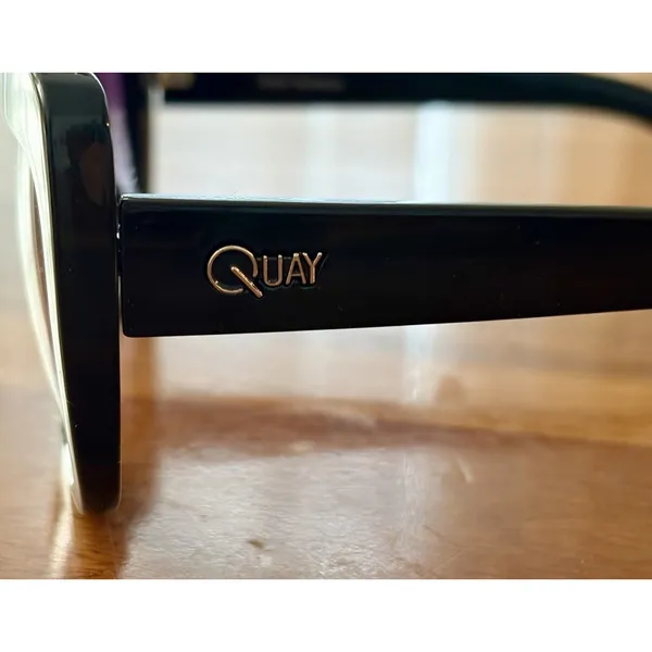 QUAY Australia “Breath Of Life” Sunglasses - Black Frames/Gradient Purple -NWT - Image 6